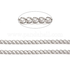 Tarnish Resistant 304 Stainless Steel Curb Chains&nbsp;CHS-E005-01P