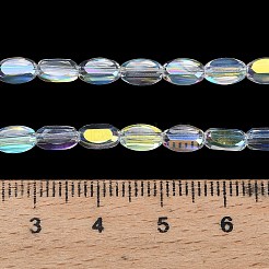 Electroplate Transparent Glass Beads&nbsp;EGLA-H112-01AB-01