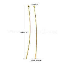 Brass Ball Head Pins&nbsp;X-RP0.7x60mm-G