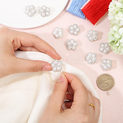 50Pcs Alloy & Resin & Rhinestone Shank Buttons&nbsp;DIY-CA0006-95