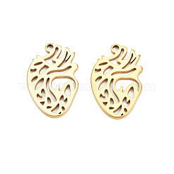 Ion Plating(IP) 201 Stainless Steel Pendants&nbsp;LS-STAS-T063-179G