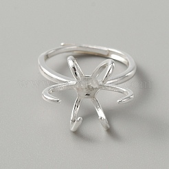 Adjustable Brass Finger Ring Components&nbsp;KK-WH0044-85