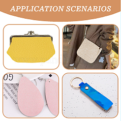 6Pcs PVC Leather Fabric&nbsp;DIY-CL0002-27B
