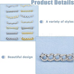 28Pcs 14 Styles Alloy Shoelace Charms&nbsp;FIND-HS0001-16