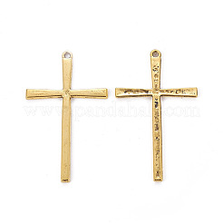 Tibetan Style Alloy Cross Large Pendants&nbsp;LS-TIBEP-EAAA0100Y-AG-FF