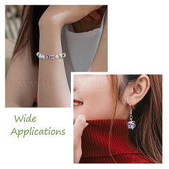 72Pcs 4 Color Handmade Porcelain Ceramic Beads Strands&nbsp;PORC-FW0001-01