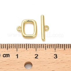 Brass Toggle Clasps&nbsp;KK-M314-07G