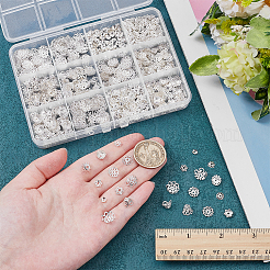 12 Styles Alloy & Iron & Brass Bead Caps&nbsp;FIND-PH0027-10