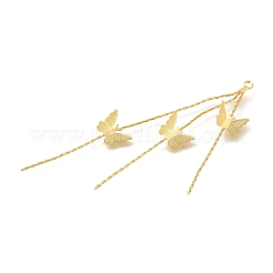 真鍮製ビッグサイズペンダントトップ  蝶  18KGP本金メッキ  101mm  穴：3mm&nbsp;KK-B135-01G