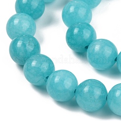 Natural White Jade Beads Strands&nbsp;G-B007-B03