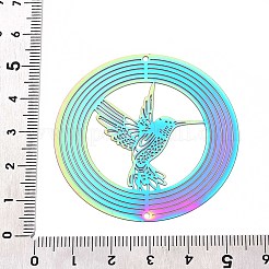 201 Stainless Steel 3D Rotating Hanging Wind Spinner&nbsp;STAS-T064-91
