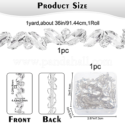 1 Yard Iron Glass Cup Chains&nbsp;CH-GF0001-02B