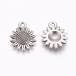 Tibetan Style Alloy Pendants&nbsp;A-PALLOY-WH0066-12AS