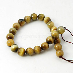 Natural Tiger Eye Beads Strands&nbsp;G-G099-12mm-9