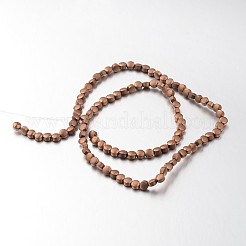 Electroplate Non-magnetic Synthetic Hematite Bead Strands&nbsp;G-F300-33B-F08
