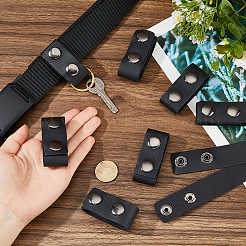 12Pcs PU Leather & Alloy Tactical Waistband Fastening Buckle&nbsp;AJEW-FH0007-54