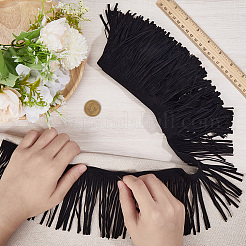1Pc Suede Fabric Tassels Ribbon&nbsp;OCOR-GF0005-60A-01