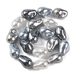 Electroplated Glass Beads Strands&nbsp;GL-CBA89C7-01D