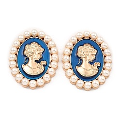 Zinc Alloy Enamel Cabochons&nbsp;ENAM-Q501-01LG-03