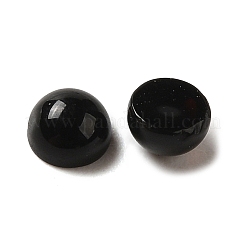 Natural Black Agate(Dyed & Heated) Cabochons&nbsp;G-P521-01A