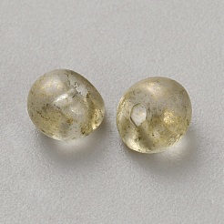 透明なアクリルビーズ  ティアドロップ  ダークカーキ  4x5mm  穴：1.2mm  100個/セット&nbsp;OACR-CJC0007-07C