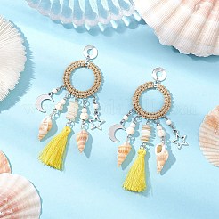 Shell Stud Earrings&nbsp;EJEW-TA00615-02