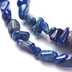 Natural Imperial Jasper Bead Strands&nbsp;X-G-P444-05G