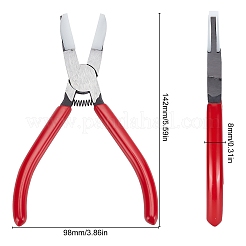 炭素鋼製ニッパー/ヤットコ  フラットペンチ  ステンレス鋼色  142x98x8mm&nbsp;PT-SC0001-59