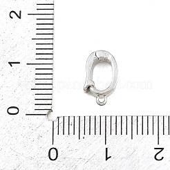 Brass Micro Pave Clear Cubic Zirconia Enhancer Shortener Pendant Bails&nbsp;KK-Z151-02P