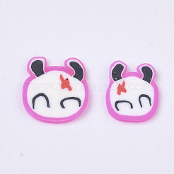 Handmade Polymer Clay Cabochons&nbsp;CLAY-R087-18