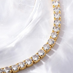 Adjustable Brass Micro Pave Cubic Zirconia Bracelets&nbsp;LS-BJEW-G588-01G