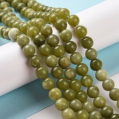 Natural Chinese Southern Jade Beads Strands&nbsp;X-G-T055-8mm-15