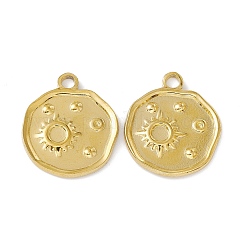 PVD Vacuum Plating 304 Stainless Steel Pendant Rhinestone Settings&nbsp;STAS-G278-11G