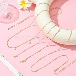 2Pcs Alloy Snake Chain Chain Belts Sets&nbsp;AJEW-CJC0015-005