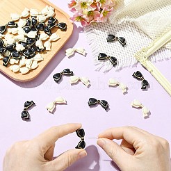 40Pcs 2 Colors Opaque Acrylic Beads&nbsp;SACR-CJ0001-91