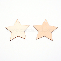 Unfinished DIY Wooden Christmas Ornaments&nbsp;WOOD-WH0112-17
