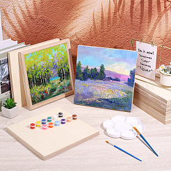 Wooden Clay Picture Frame&nbsp;WOCR-WH0004-024