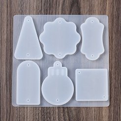 Geometric Tag Bag Keychain Silicone Mold&nbsp;SIMO-S001-05G