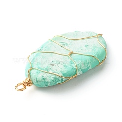 Natural Chrysoprase Pendants&nbsp;PALLOY-JF00871