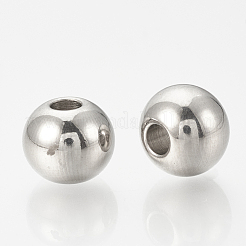 変色しにくい201ステンレススチールビーズ  ロンデル  ステンレス鋼色  8x6mm  穴：3mm&nbsp;STAS-R094-22