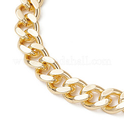 Brass Cuban Link Chain Bracelets for Women&nbsp;BJEW-JB13117