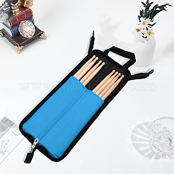 キャンバス製ドラムスティック収納バッグ  保護バッグ  ブルー  200x460x18mm&nbsp;AJEW-WH20054-257A-01