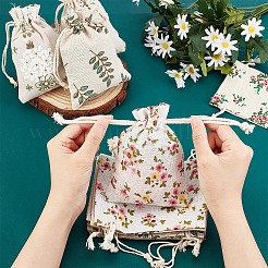 40Pcs 5 Styles Packing Pouches Drawstring Bags&nbsp;ABAG-PH0001-22