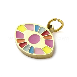 304 Stainless Steel Enamel Charms&nbsp;STAS-E550-51G