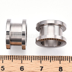 Non-Tarnish 316 Surgical Stainless Steel Grooved Beads&nbsp;STAS-N103-08B-P
