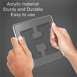 Acrylic Earring Handwork Template&nbsp;TOOL-WH0156-003