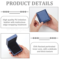 Rectangel PU Imitation Leather Coin Storage Boxes&nbsp;CON-WH0086-102B-02
