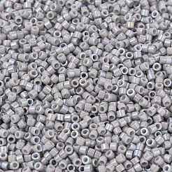 MIYUKIデリカビーズ  シリンダー  日本製シードビーズ  11/0  （db1508)不透明ライトスモークab  1.3x1.6mm  穴：0.8mm  約10000個/袋  50 G /袋&nbsp;SEED-X0054-DB1508