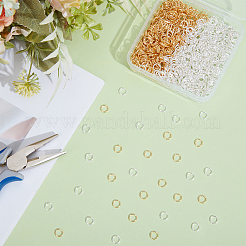 1000Pcs 2 Colors 304 Stainless Steel Jump Rings&nbsp;STAS-ME0003-77