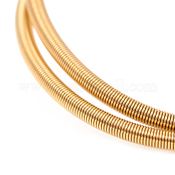 Ion Plating(IP) 304 Stainless Steel French Wire Gimp Wire&nbsp;X-STAS-G234-06G